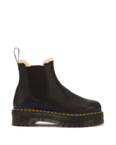 2976 Faux Fur Lined Platform Chelsea Boots
