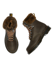1460 Serena Collar Faux Fur Lined Lace Up Boots