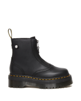 Jetta Zipped Sendal Leather Platform Boots