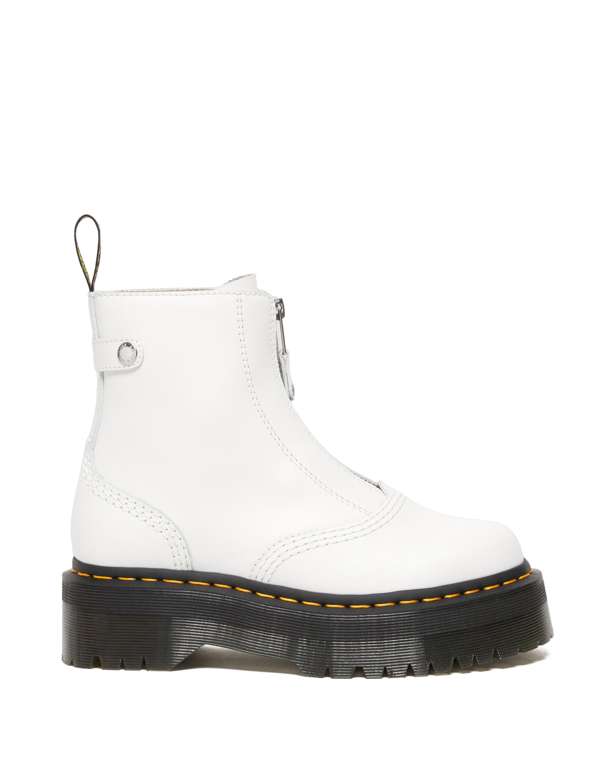 Jetta Zipped Sendal Leather Platform Boots