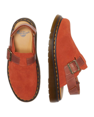 Jorge II Suede & Leather Slingback Mules