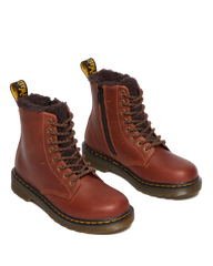 1460 Serena Junior 8 Eye Republic WP Leather Lace Up Boots