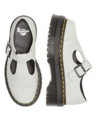 Bethan Tumbled Nubuck Leather Platform Mary Jane Shoes