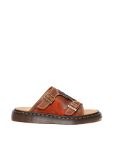 Dayne Made in England Leather & Suede Applique Slides