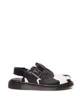 Jorge II Hair-on Animal Print Slingback Mules