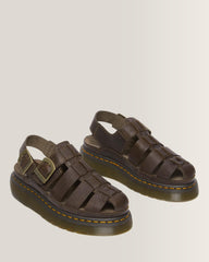 Wrenlie Grizzly Leather Fisherman Sandals