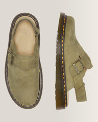 Jorge II Tumbled Nubuck Leather Slingback Mules