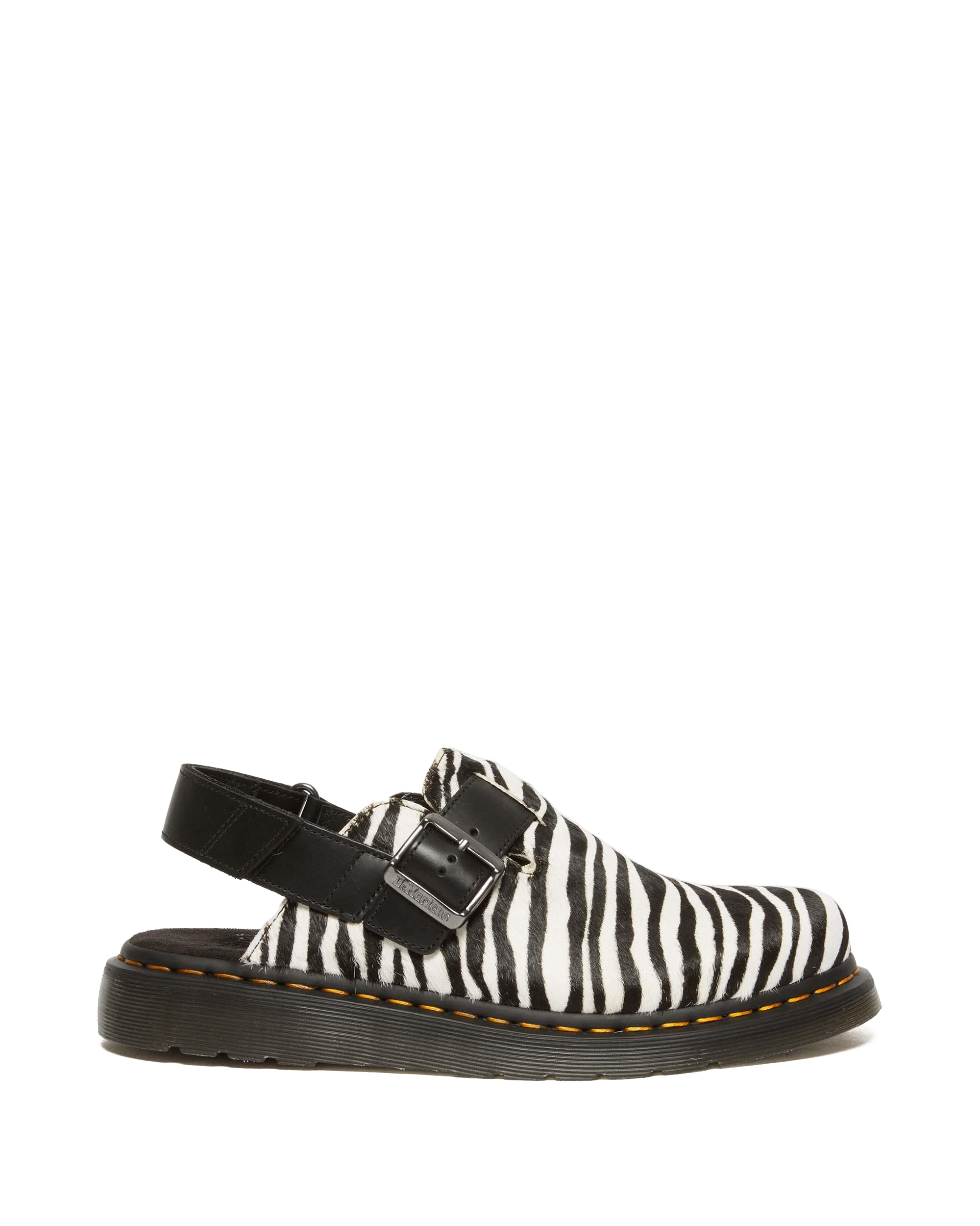 Jorge II Hair-on Animal Print Slingback Mules