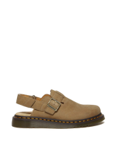 Jorge II Tumbled Nubuck Leather Slingback Mules