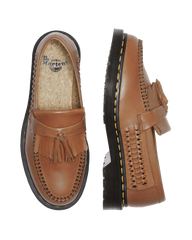 Adrian Woven Leather Tassel Loafers