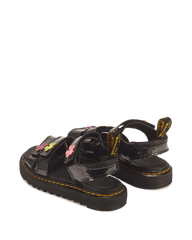 Junior Klaire Coated Glitter Velcro Sandals