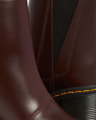 Spence Pull Up Leather Flared Heel Chelsea Boots