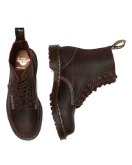 1460 Made in England Wax Commander Lace Up Boots