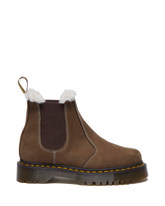 2976 Bex Faux Fur-Lined Platform Chelsea Boots