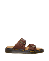 Josef Ambassador Leather Buckle Sandal Slides