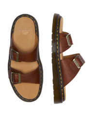 Josef Ambassador Leather Buckle Sandal Slides