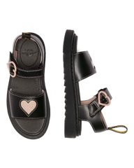 Junior Marlow Hearts leather Sandals