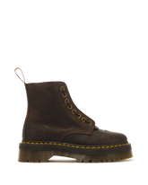 Sinclair Crazy Horse leather platform boots