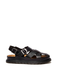 Fisherman Crocodile Analine Leather Sandals