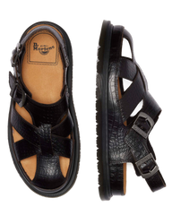 Fisherman Crocodile Analine Leather Sandals