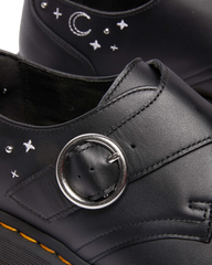 Monk Celestial Moth Leather Platform Shoes