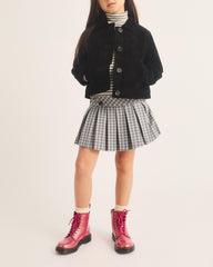 JUNIOR 1460 GLITTER PATENT LEATHER BOOTS