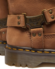 Anistone Hi Tumbled Nubuck biker boots