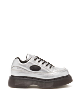 Buzz 5-eye metalic leather shoes