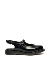 Madaline Mary Jane Smooth Leather Sling Back Shoes
