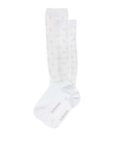 Short Heart Mesh Organic Cotton Blend Socks