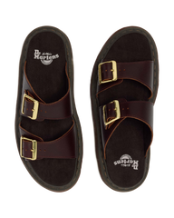 Josef Two Strap Atlas Leather Sandals