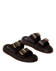 Josef Two Strap Atlas Leather Sandals