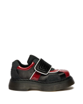 Buzz Strap Mixed Material Shoes