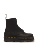 Zebzag Laceless Slip On Leather Boots