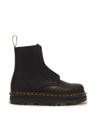 Zebzag Laceless Slip On Leather Boots