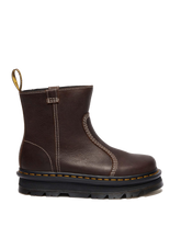 Zebzag Rigger Slip On Leather Boots