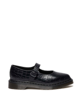 Elphie Mary Jane Emboss Leather Shoes