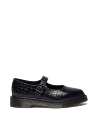 Elphie Mary Jane Emboss Leather Shoes