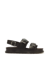 San Two Strap Leather Sandals