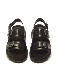 San Two Strap Leather Sandals