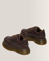 Buzz 5-Eye Flower Grizzly Leather Shoes