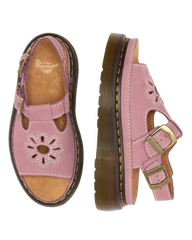 Dunnet Flower Nubuck Platform Sandals