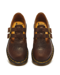 8065 II Floral Emboss Mary Jane Shoe