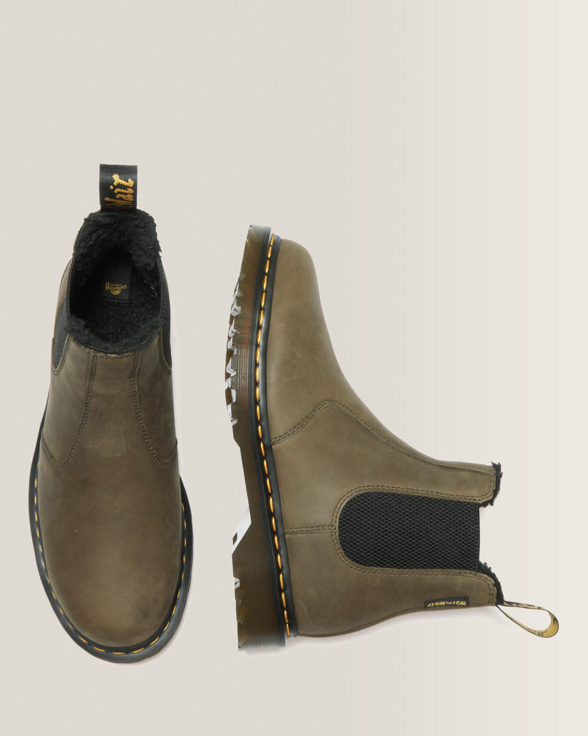 2976 Fleece Lined Leather Chelsea Boots