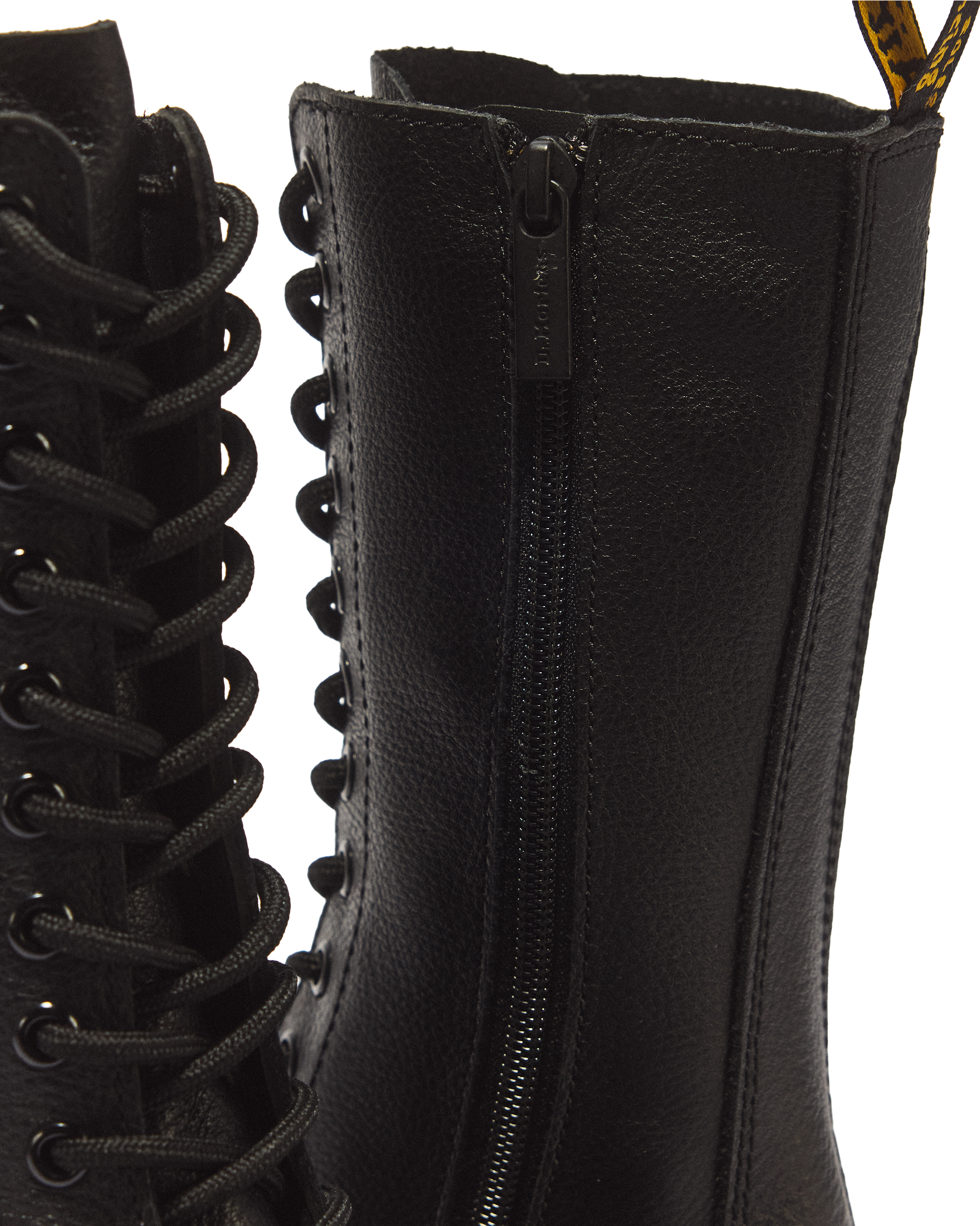 1B99 Virginia Leather Mid Calf Boots