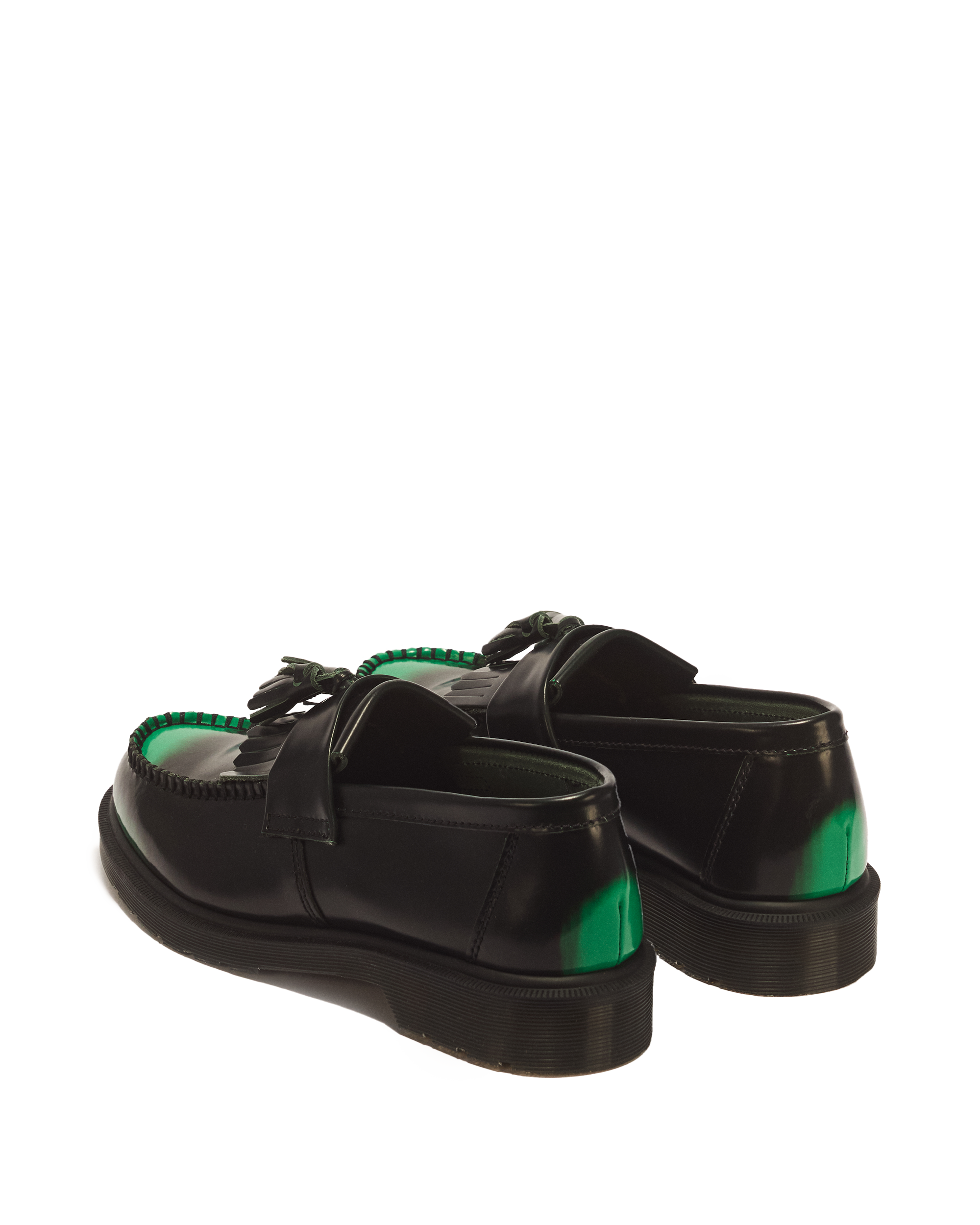 Adrian Tassel Arcadia Rub Off Leather Loafers