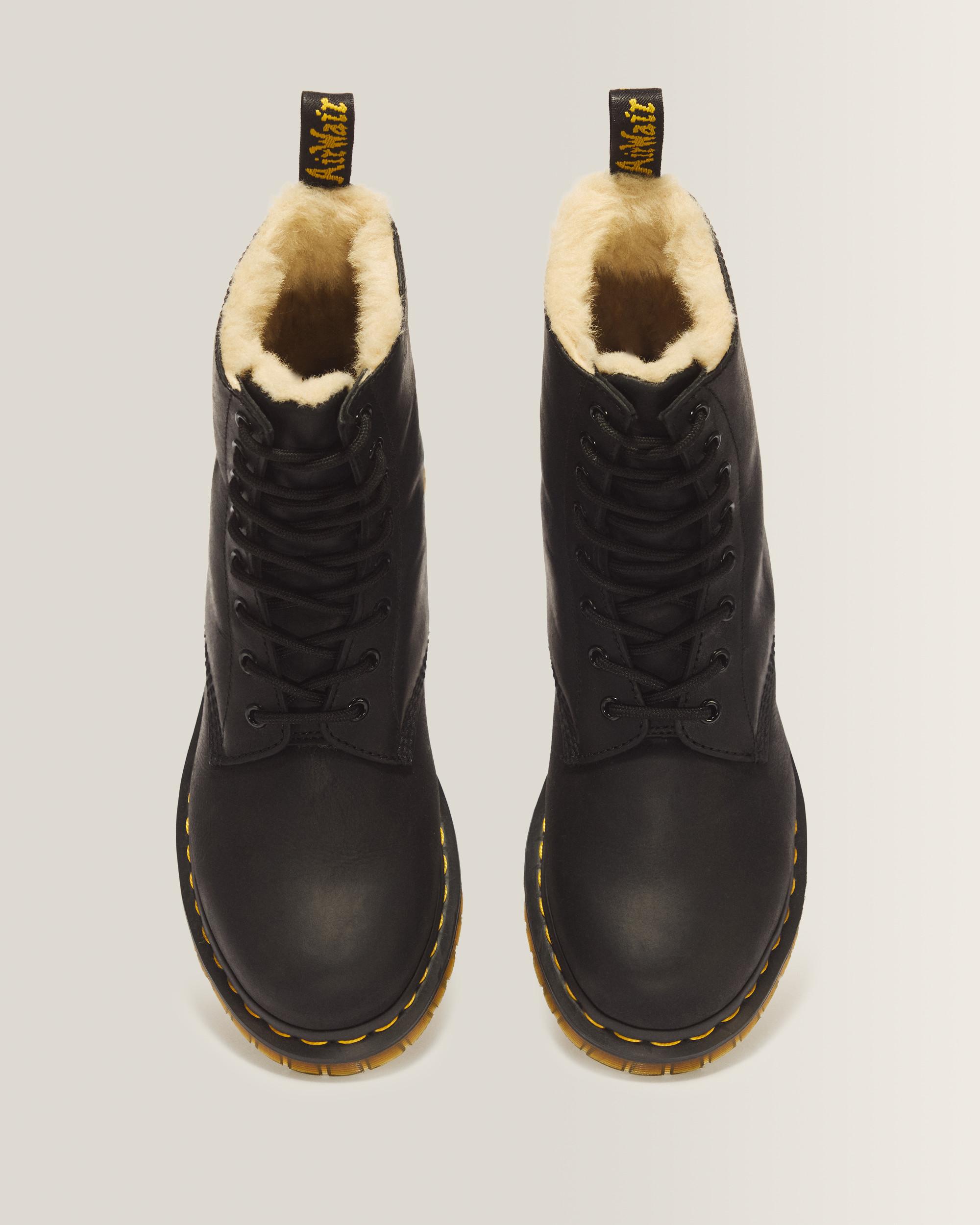 1460 Women's Faux Fur Lined Lace Up Boots