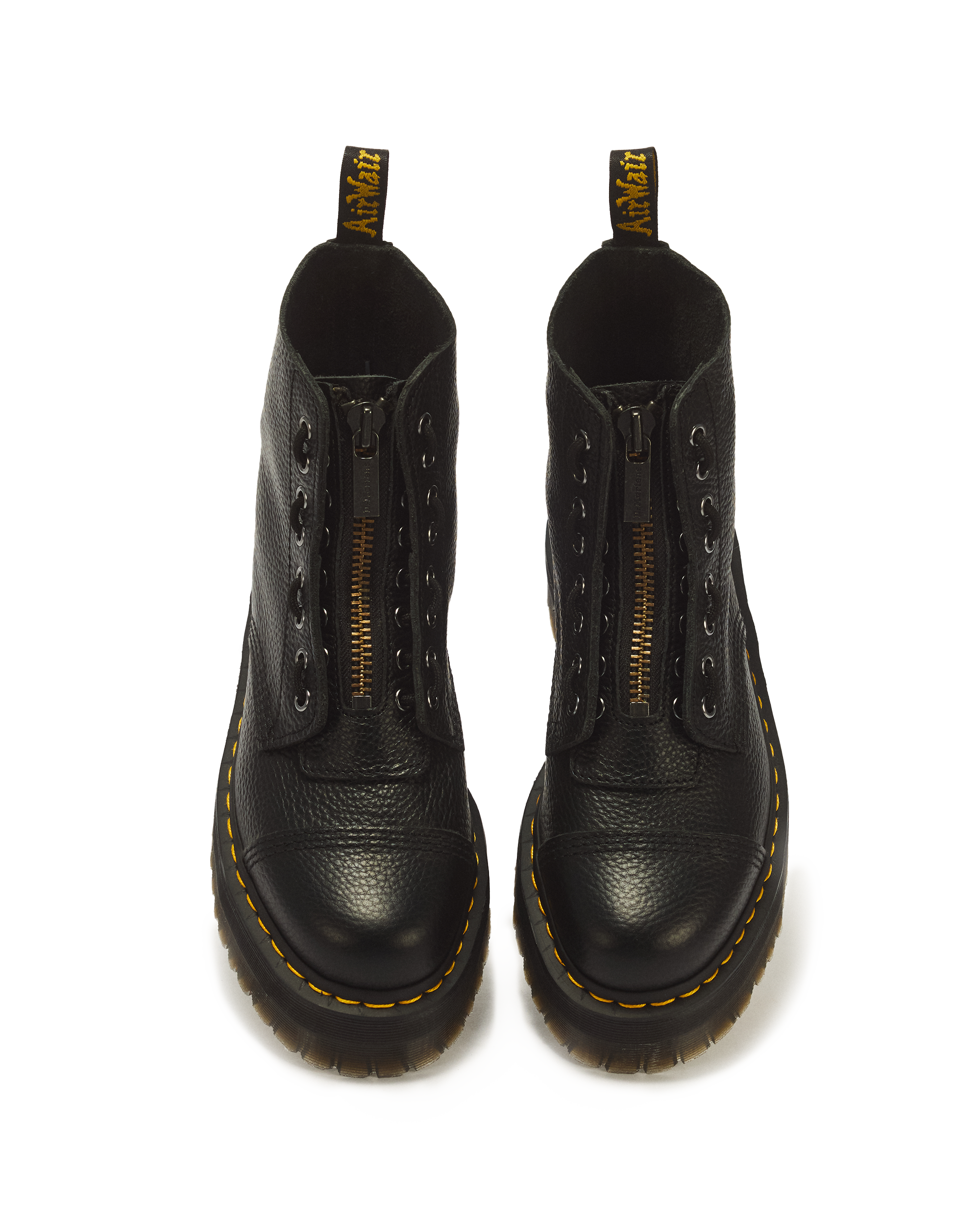 Sinclair Milled Nappa Leather Platform Boots