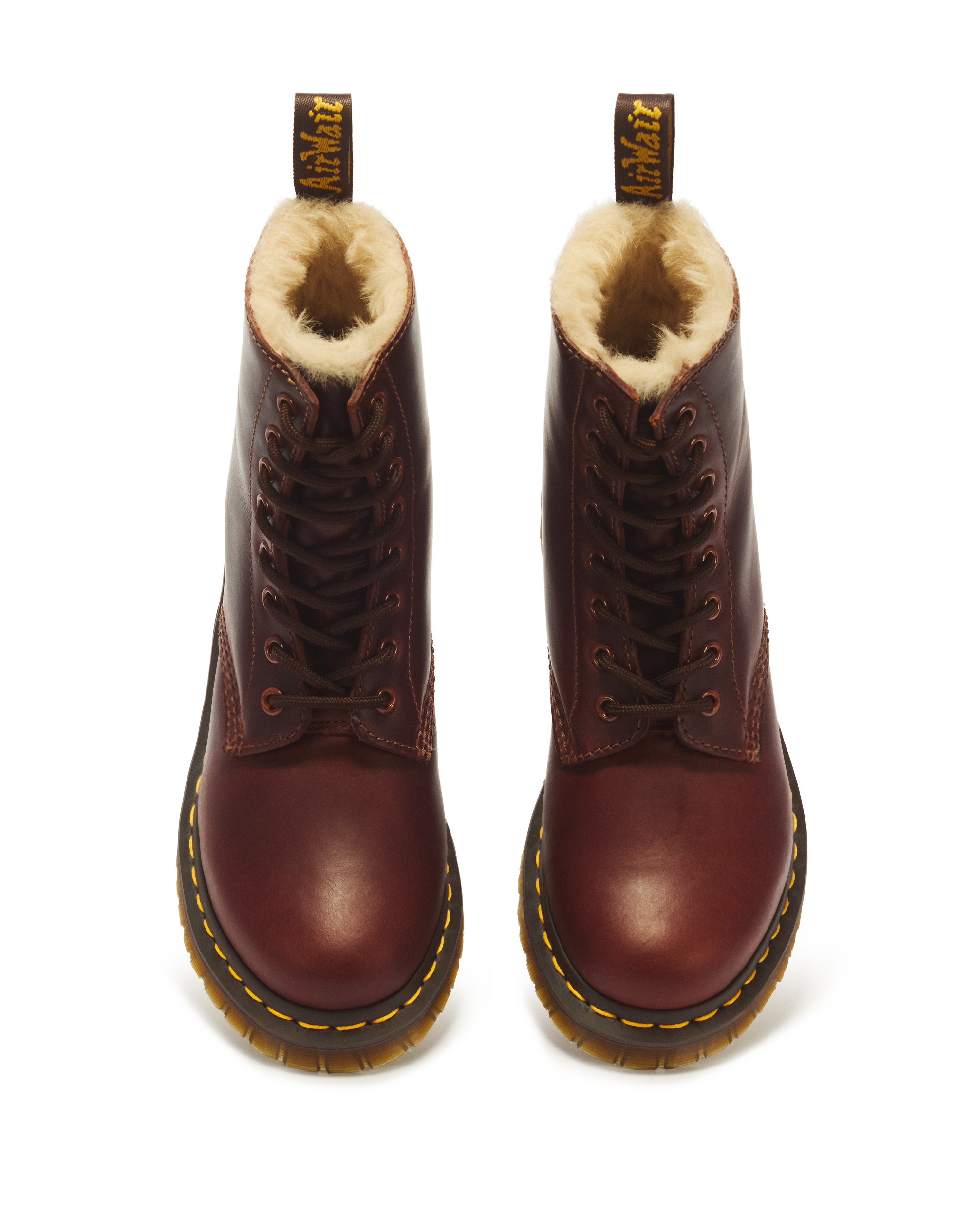 1460 Women's Faux Fur Lined Lace Up Boots