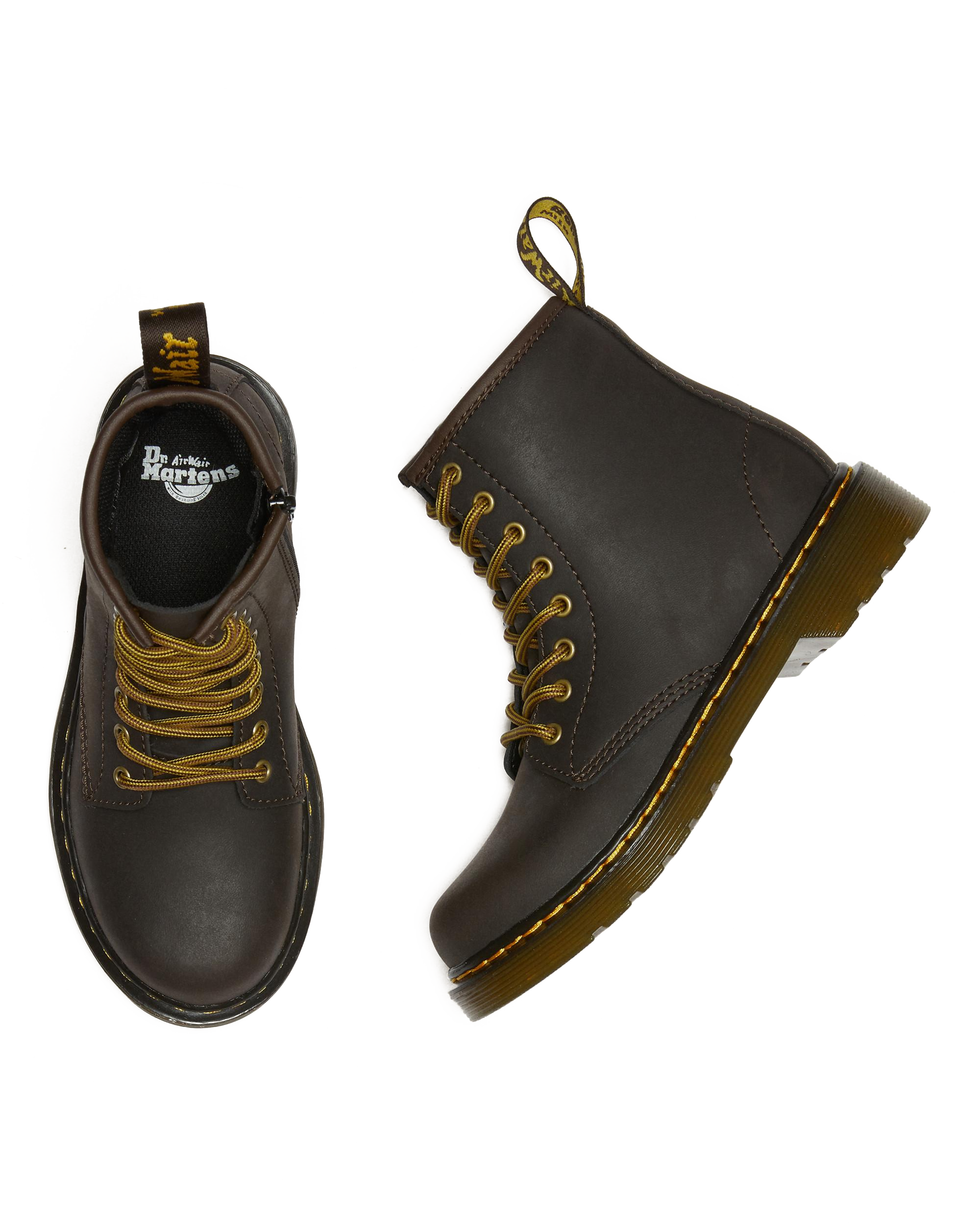 Junior 1460 Wildhorse Leather Lace Up Boots